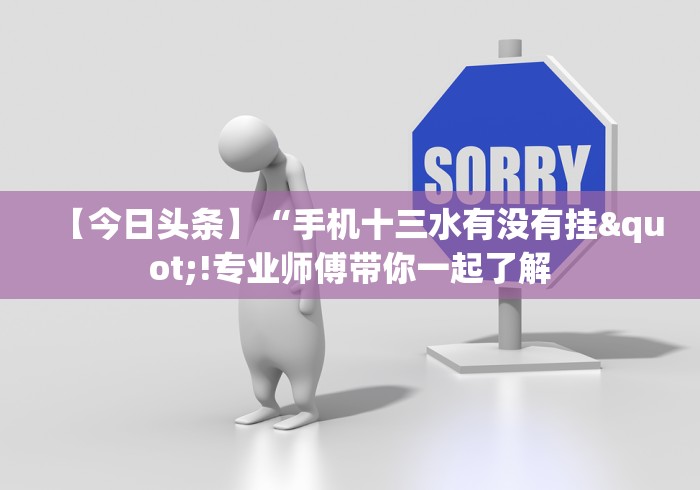 【今日头条】“手机十三水有没有挂"!专业师傅带你一起了解