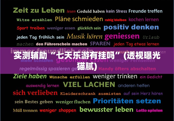 实测辅助“七天乐游有挂吗”(透视曝光猫腻)