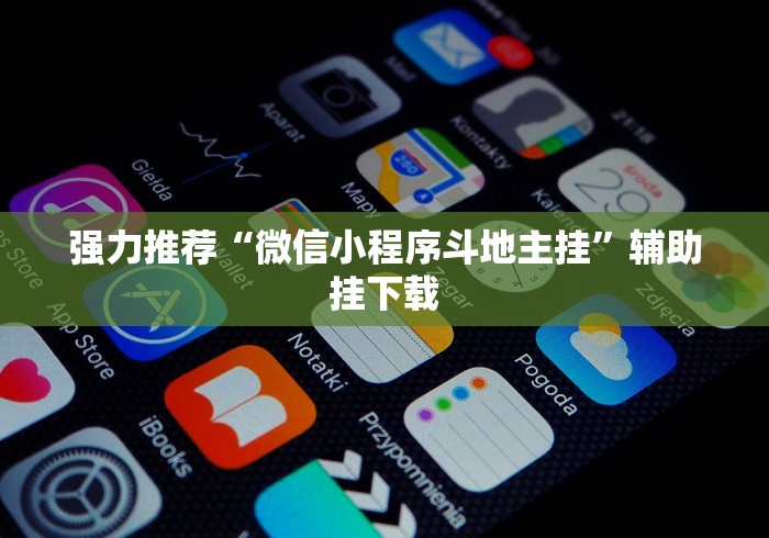 强力推荐“微信小程序斗地主挂”辅助挂下载