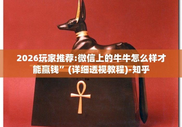 2026玩家推荐:微信上的牛牛怎么样才能赢钱”(详细透视教程)-知乎 2026玩家推荐:微信上的牛牛怎么样才能赢钱”(详细透视教程)-知乎