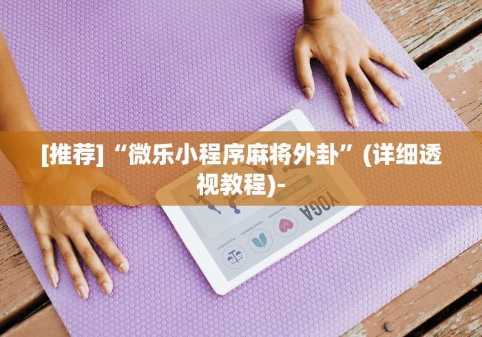 [推荐]“微乐小程序麻将外卦”(详细透视教程)-