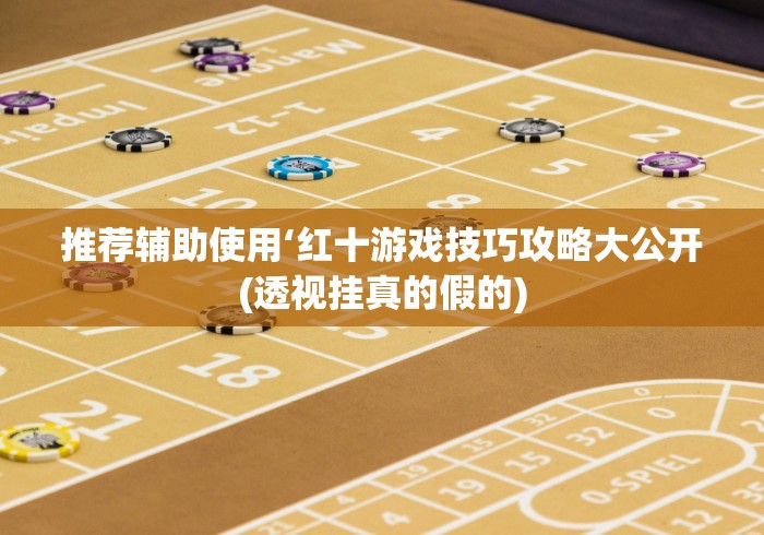 推荐辅助使用‘红十游戏技巧攻略大公开(透视挂真的假的)