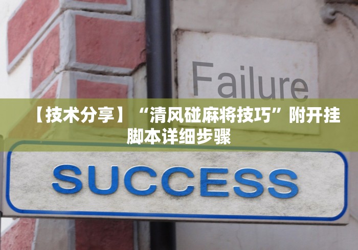 【技术分享】“清风碰麻将技巧”附开挂脚本详细步骤