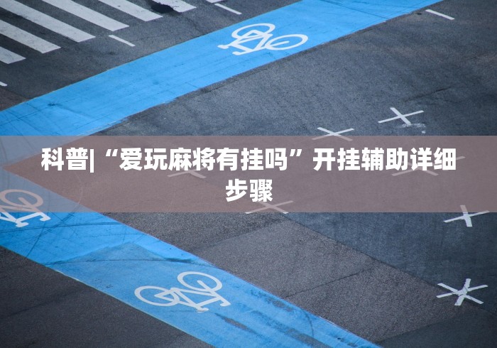 科普|“爱玩麻将有挂吗”开挂辅助详细步骤