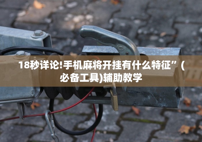 18秒详论!手机麻将开挂有什么特征”(必备工具)辅助教学