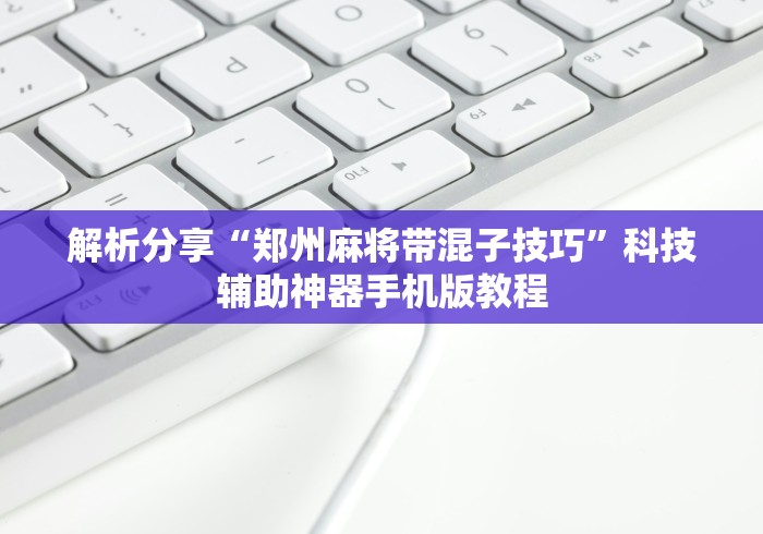 解析分享“郑州麻将带混子技巧	”科技辅助神器手机版教程