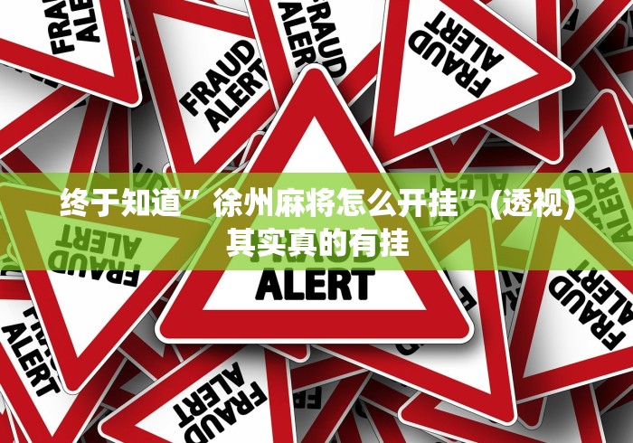 终于知道”徐州麻将怎么开挂”(透视)其实真的有挂