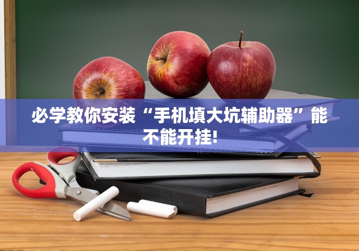 必学教你安装“手机填大坑辅助器	”能不能开挂!