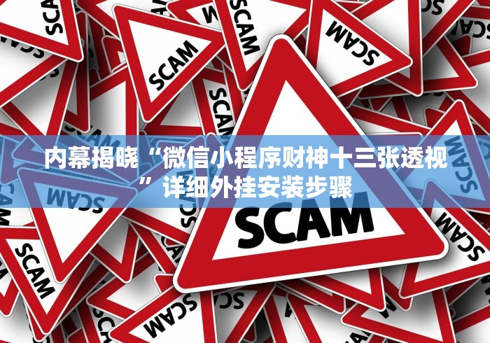 内幕揭晓“微信小程序财神十三张透视”详细外挂安装步骤