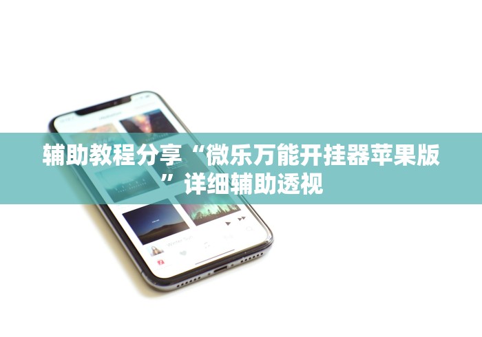 辅助教程分享“微乐万能开挂器苹果版”详细辅助透视
