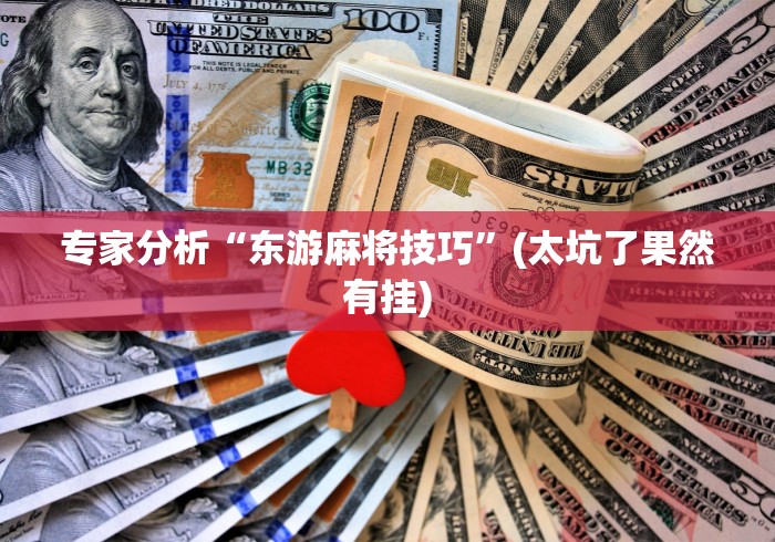 专家分析“东游麻将技巧”(太坑了果然有挂)