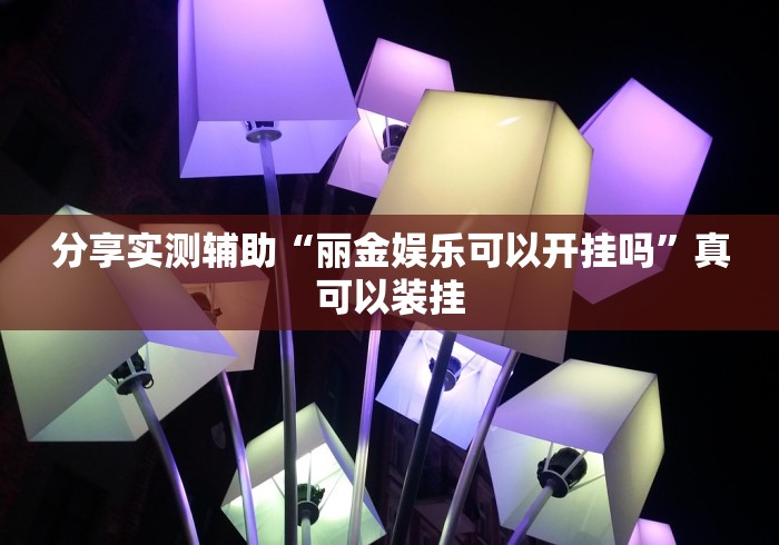 分享实测辅助“丽金娱乐可以开挂吗”真可以装挂