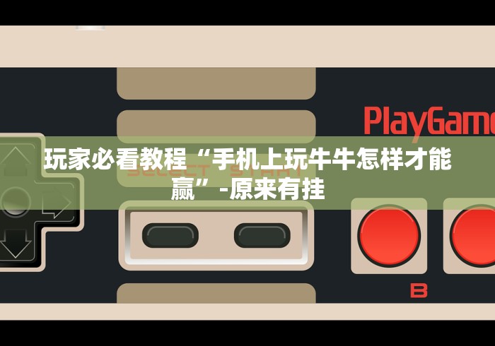 玩家必看教程“手机上玩牛牛怎样才能赢	”-原来有挂