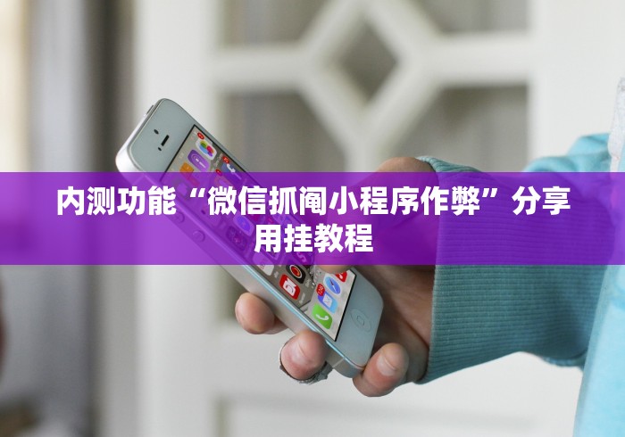 内测功能“微信抓阄小程序作弊”分享用挂教程